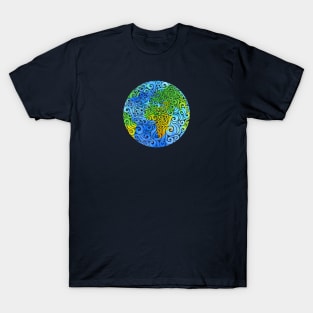 Swirly Earth T-Shirt